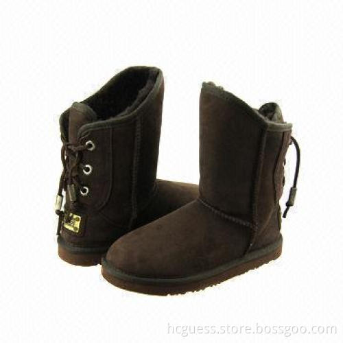 Women's Short Sheepskin Snow Boots, Available in Various Colors, Sizes and Styles